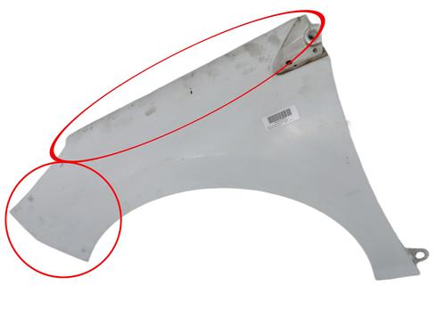 Used Left front fenders PEUGEOT 308 I (4A_, 4C_) [2007-2016]  16311751