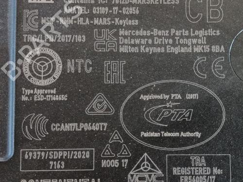 Electronic module MERCEDES-BENZ CLA (C118) CLA 180 (118.384) | BP28579713M83 