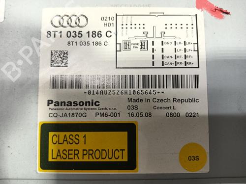 Radio AUDI A5 (8T3) 1.8 TFSI | BP19744462E6 