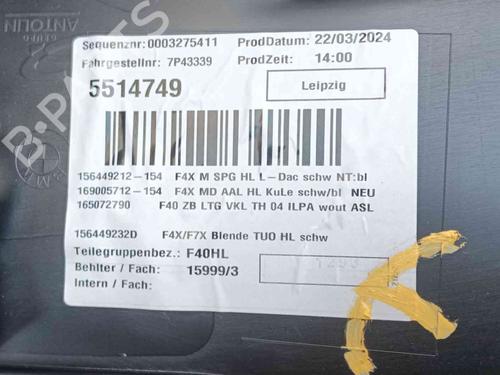 Rear left panel BMW 1 (F40) 118 d | BP36466328C60 - Image 3