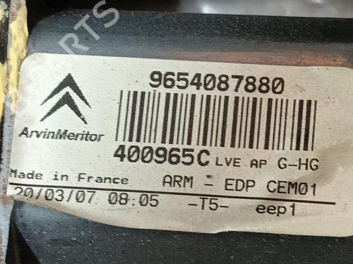 Front left window mechanism CITROËN C4 Grand Picasso I (UA_) 1.6 HDi | BP30881493C22