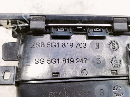 Air vent VW GOLF VII (5G1, BQ1, BE1, BE2)  | BP16021225I21 