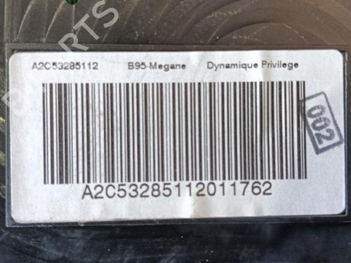 Instrument cluster RENAULT MEGANE III Hatchback (BZ0/1_, B3_) 1.6 16V (BZ1B, BZ1H) | BP28577243C47 