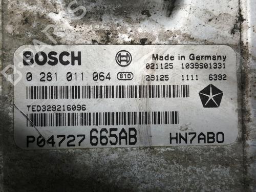 Engine control unit (ECU) CHRYSLER VOYAGER IV (RG, RS)  | BP6280075M57 