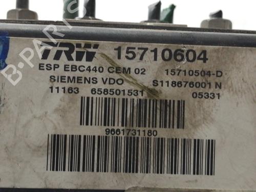 ABS pump PEUGEOT 407 (6D_) 2.0 HDi 135 (6DRHRH, 6DRHRE, 6DRHRG, 6DRHRJ) | BP9128645M43 