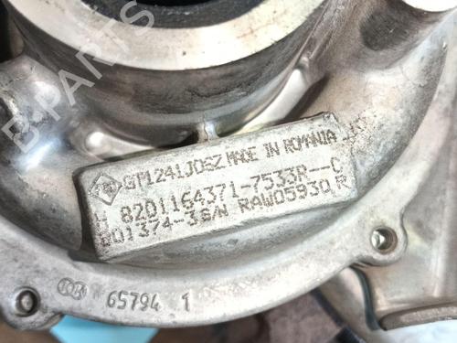Turbocharger/Supercharger RENAULT KANGOO / GRAND KANGOO II (KW0/1_) 1.5 dCi 90 (KW05, KW08, KW0G, KW11) | BP28129985M71 