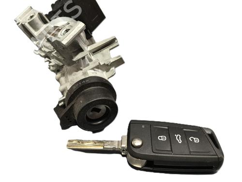 Used Ignition barrel VW POLO V (6R1, 6C1) 1.4 TDI (90 hp) 19807399
