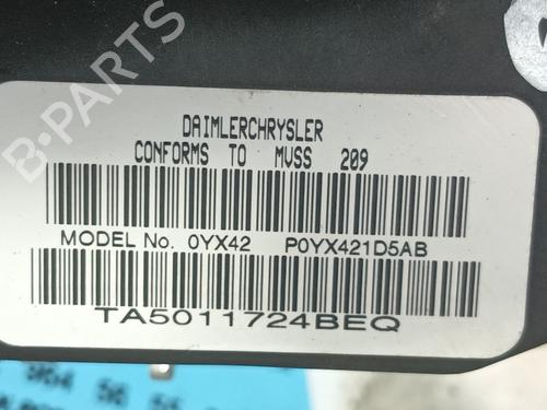 Rear right seatbelt CHRYSLER SEBRING (JS) 2.0 CRD | BP18829087I28 