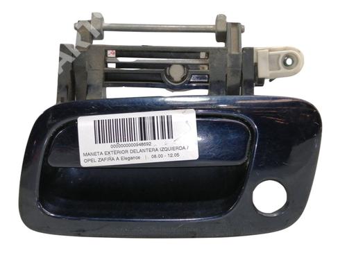 Used Front left exterior door handle Front left exterior door handle OPEL ZAFIRA A MPV (T98) 2.0 DTI 16V (F75) (101 hp) 6293364 6293364