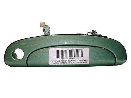 Used Front right exterior door handle HYUNDAI GETZ (TB) 1.3 i (82 hp) 9837603