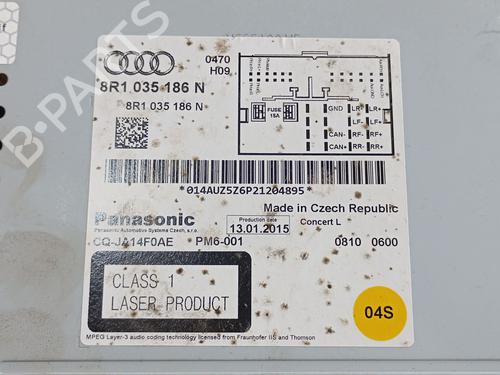 Radio AUDI A4 B8 Avant (8K5)  | BP25047390E6 