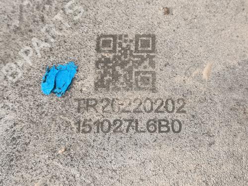 Left rear steering knuckle TESLA MODEL Y (5YJY)  | BP26566559M27 