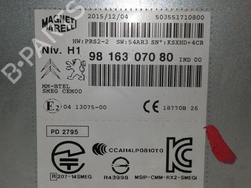Electronic module CITROËN C4 CACTUS  | BP10384025M83 