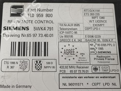 Comfort control module SEAT IBIZA II (6K1)  | BP9042677M56 