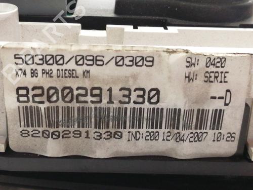 Instrument cluster RENAULT LAGUNA II (BG0/1_)  | BP14967474C47 