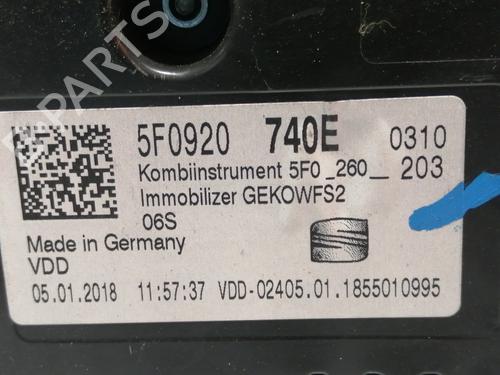Instrument cluster SEAT LEON (5F1) 1.2 TSI | BP11050942C47 