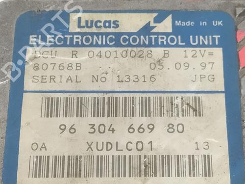 Engine control unit (ECU) PEUGEOT 406 (8B)  | BP5373138M57 