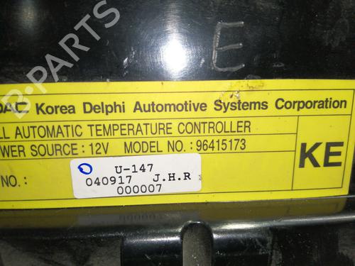 Climate control CHEVROLET REZZO MPV (U100) 1.6 | BP5372165I5 