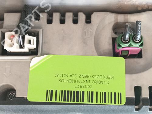 Instrument cluster MERCEDES-BENZ CLA (C118) CLA 180 (118.384) | BP28511087C47