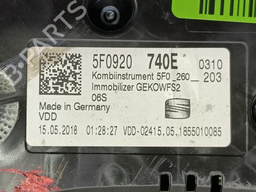Instrument cluster SEAT LEON (5F1) 1.4 TSI | BP29131407C47 