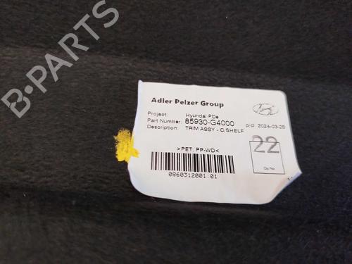 Rear parcel shelf HYUNDAI i30 (PDE, PD, PDEN) 1.0 T-GDI | BP39977327C85 - Image 2