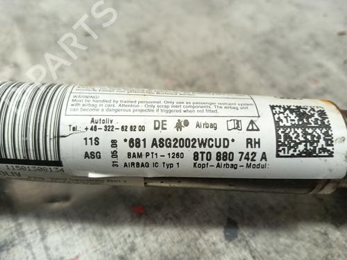Right curtain airbag AUDI A5 (8T3) 1.8 TFSI | BP19493338C12 