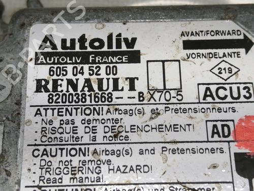 ECU airbags RENAULT MASTER II Van (FD) 2.5 dCi | BP9557195M53 