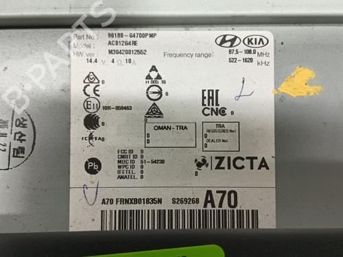 Radio HYUNDAI i30 (PDE, PD, PDEN) 1.0 T-GDI | BP31823991E6