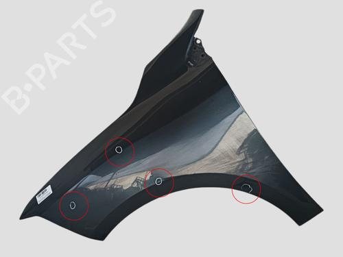 Used Left front fenders RENAULT FLUENCE (L3_) 1.5 dCi (L30D, L30L, L306, L33F, L33L, L33M, L33V, L33W) (110 hp) 22757984