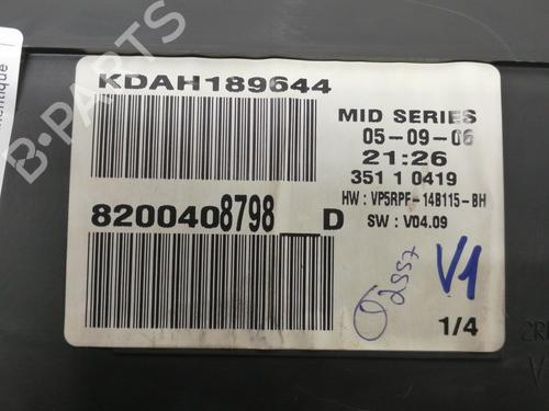 Instrument cluster RENAULT MEGANE II (BM0/1_, CM0/1_)  | BP11853006C47 