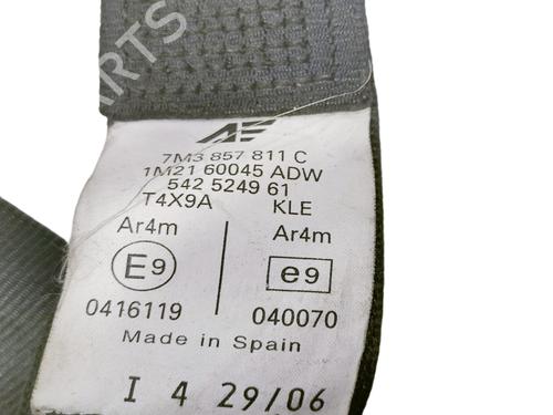Rear left seatbelt SEAT ALHAMBRA (7V8, 7V9)  | BP11790791I29 
