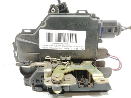Front right lock SKODA FABIA I (6Y2)  | BP6291200C97 