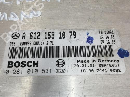 Engine control unit (ECU) MERCEDES-BENZ C-CLASS (W203) C 270 CDI (203.016) | BP7081696M57 