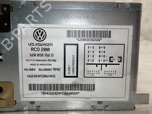 Radio SEAT ALHAMBRA (7V8, 7V9)  | BP12179021E6 