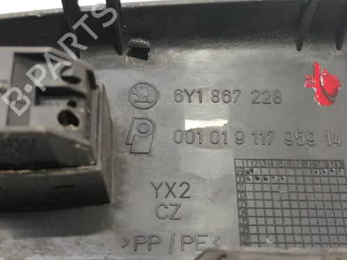 Right front window switch SKODA FABIA I (6Y2)  | BP6291244I26 