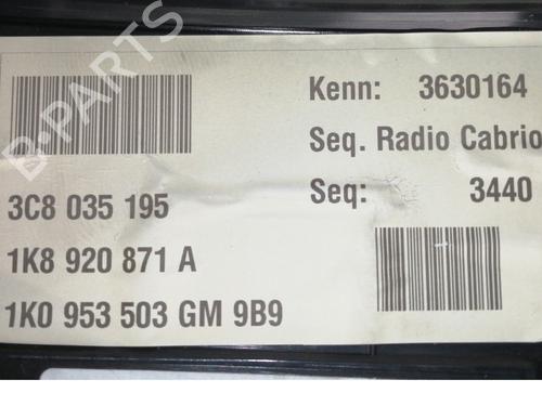 Instrument cluster VW SCIROCCO III (137, 138) 2.0 TDI | BP11913264C47 