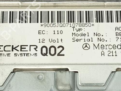 Radio MERCEDES-BENZ CLS (C219) CLS 320 CDI (219.322) | BP19807039E6 