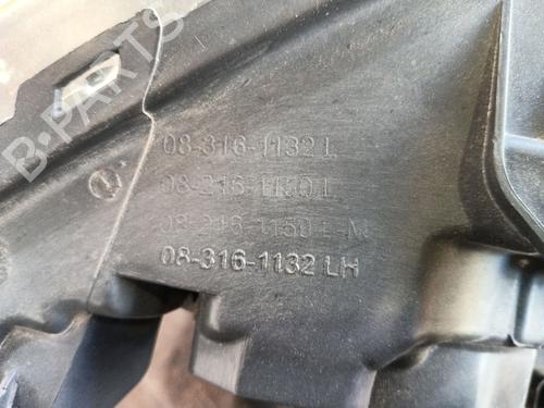 Left headlight MAZDA 3 Saloon (BK) 1.6 DI Turbo (BK12Y) | BP30109074C28