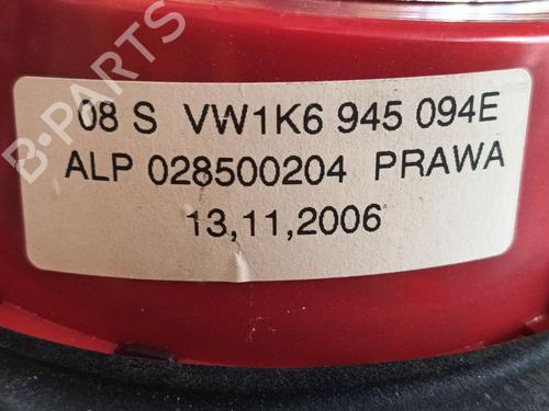 Right tailgate light VW GOLF V (1K1) 2.0 TDI | BP29400337C80 