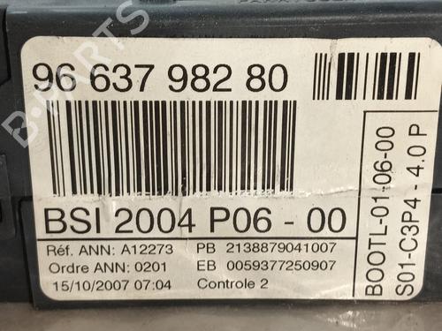 Fuse box PEUGEOT 207 (WA_, WC_) 1.6 HDi | BP29994392E1