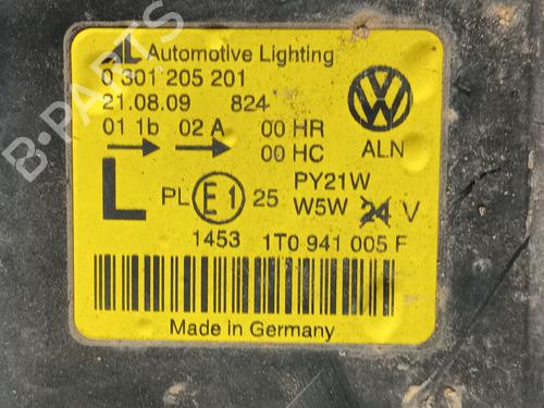 Left headlight VW TOURAN (1T1, 1T2) 1.9 TDI | BP30388601C28