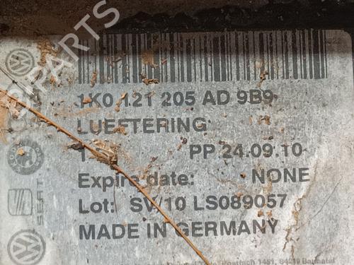 Radiator fan VW TOURAN (1T1, 1T2) 1.9 TDI | BP30152281M35 