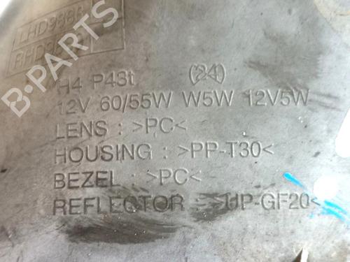 Left headlight DAEWOO MATIZ (M100, M150) 0.8 | BP25888116C28 