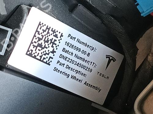 Steering wheel TESLA MODEL Y (5YJY)  | BP26566358C49 