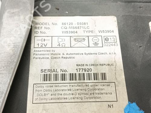 Radio TOYOTA AVENSIS Saloon (_T25_) 2.2 D-4D (ADT251_, ADT251R) | BP17920387E6 