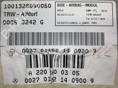 Electronic module MERCEDES-BENZ S-CLASS (W220, V220) S 55 AMG (220.073, 220.173) | BP7289098M83 