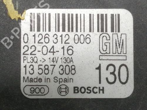 Alternator OPEL ASTRA K (B16)  | BP15815947M7 
