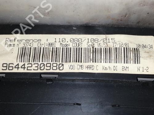 Instrument cluster PEUGEOT 406 (8B)  | BP16456715C47 