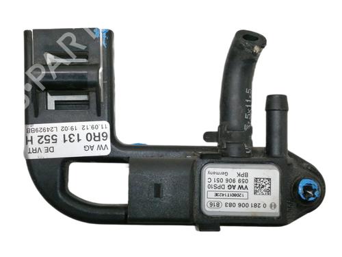 Electronic sensor SEAT IBIZA IV (6J5, 6P1) 1.6 TDI (90 hp) 0281006083 | 6R0131552H | / | L24929BB | 120801T1423E | / | 059906051C