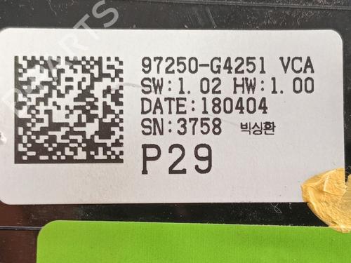 Climate control HYUNDAI i30 (PDE, PD, PDEN) 1.0 T-GDI | BP32022815I5  - Image 5